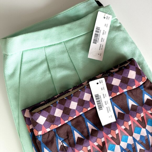 NWT J Crew High Rise Pleated Short Bundle - Size 6 - Picture 2 of 14